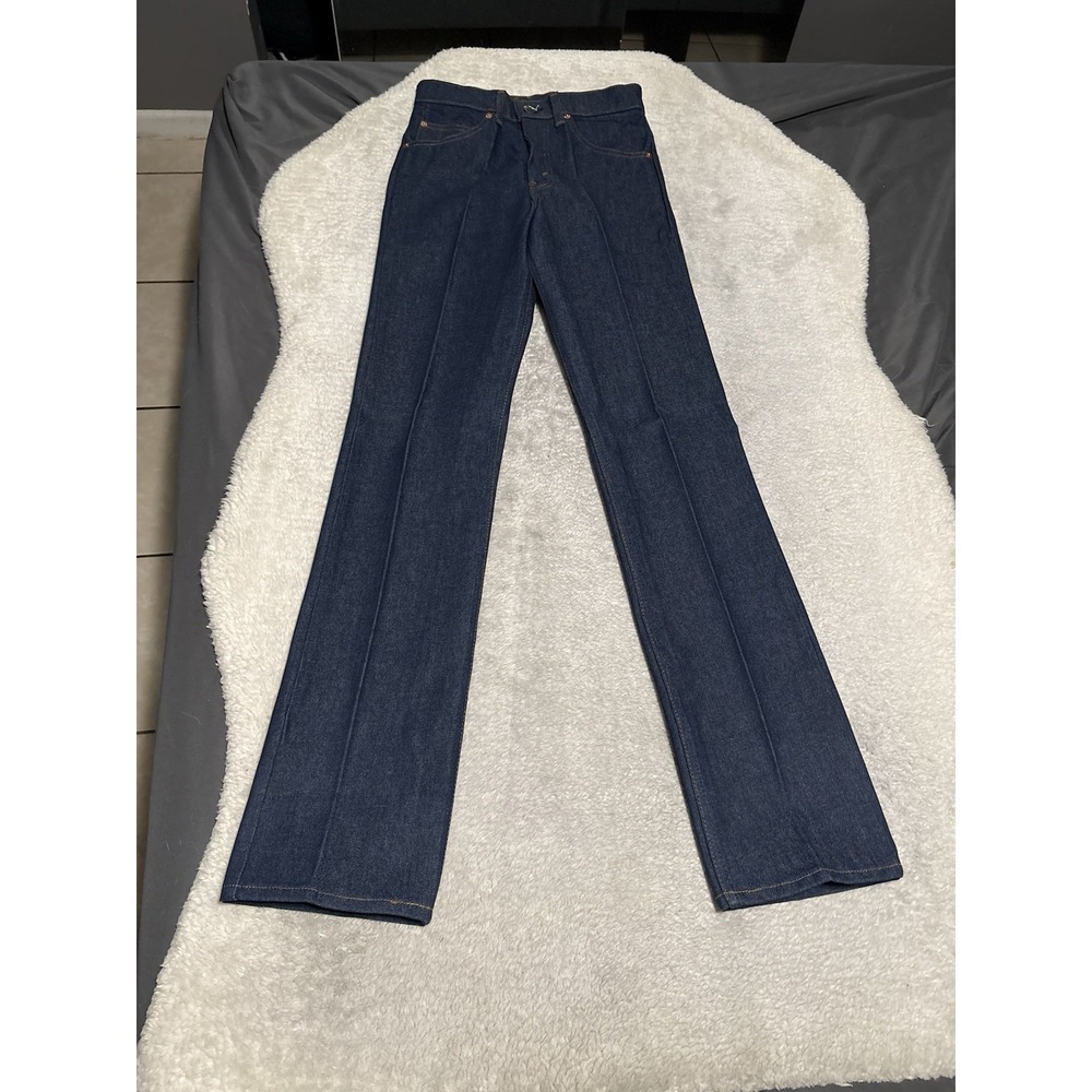 Vintage 80s 28x34 Levi's 509 Orange Tab 40509-0215 Dark Wash Denim Jeans USA